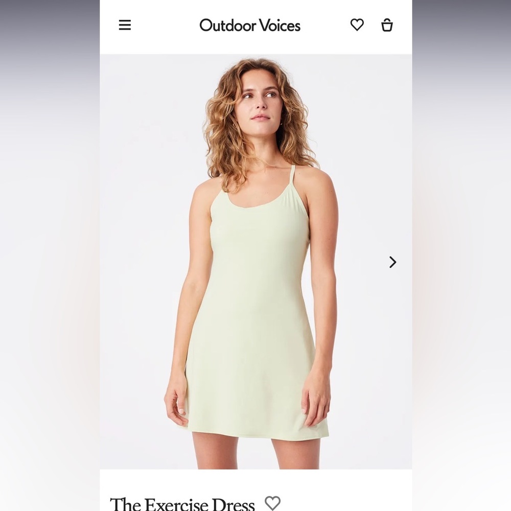 Outdoor Voices - The Exercise Dress (Pistachio)